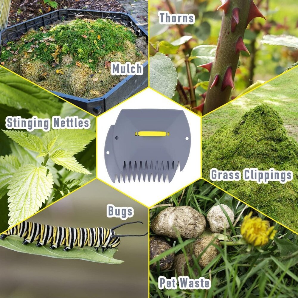 Leaf Scoops and Claws, Lightweight Leaf Grabber Claws, Yard Scoops for Leaves, G - Picture 4 of 8